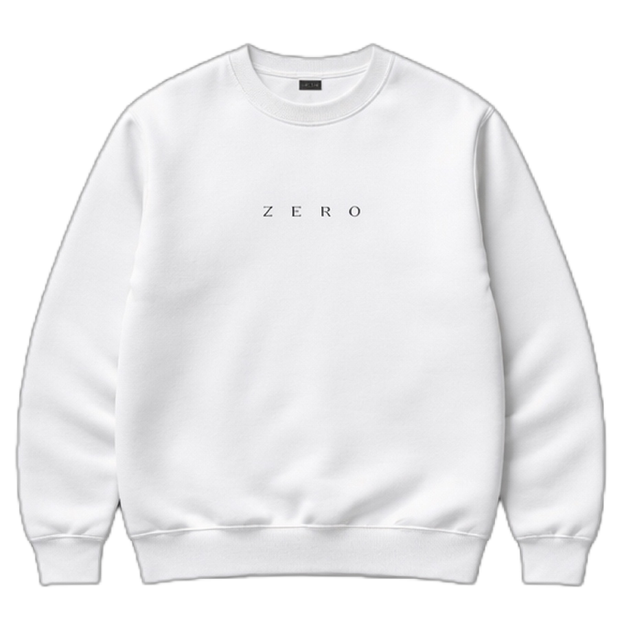 ZER0 sweater (black/ white)