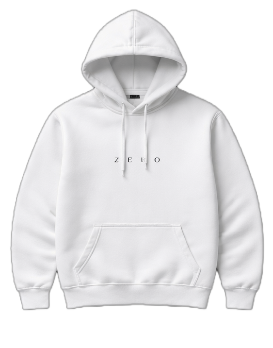 ZER0 hoodie (black/ white)